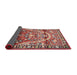 Sideview of Traditional Camel Brown Persian Rug, tr4338