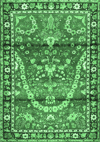 Persian Emerald Green Traditional Rug, tr4338emgrn