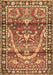 Machine Washable Persian Brown Traditional Rug, wshtr4338brn