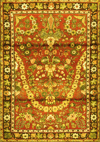 Persian Yellow Traditional Rug, tr4338yw