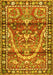 Machine Washable Persian Yellow Traditional Rug, wshtr4338yw