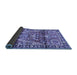 Sideview of Persian Blue Traditional Rug, tr4338blu