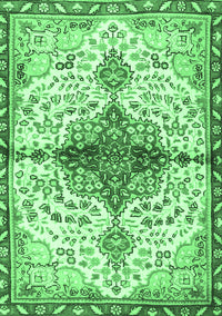 Persian Emerald Green Traditional Rug, tr4339emgrn