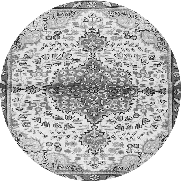 Square Persian Gray Traditional Rug, tr4339gry