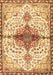 Machine Washable Persian Brown Traditional Rug, wshtr4339brn