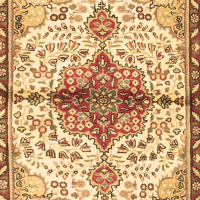 Machine Washable Persian Brown Traditional Rug, wshtr4339brn