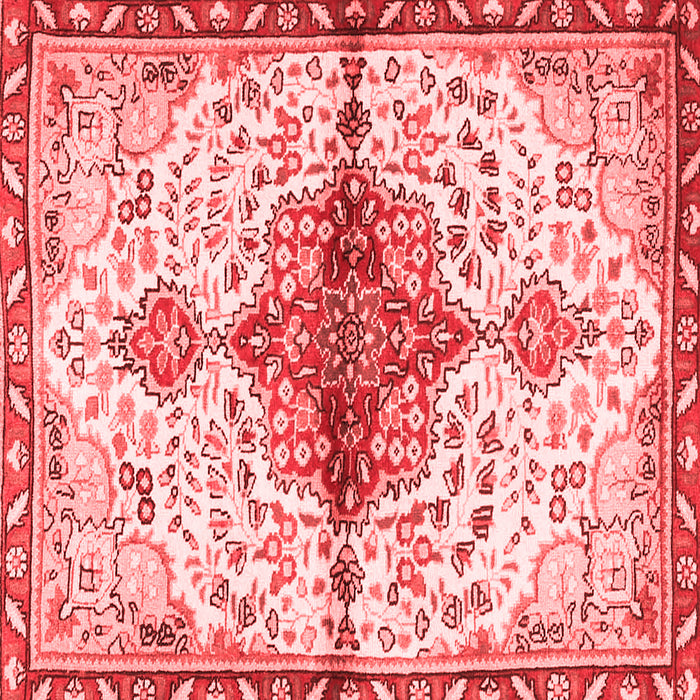 Machine Washable Persian Red Traditional Rug, wshtr4339red