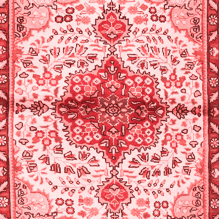 Machine Washable Persian Red Traditional Rug, wshtr4339red