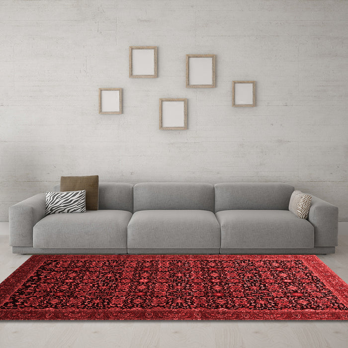 Traditional Red Washable Rugs
