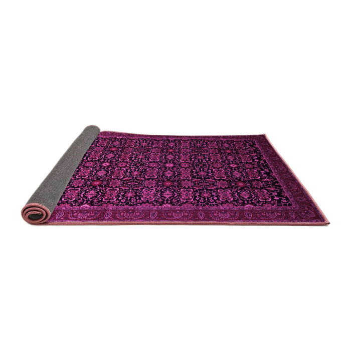 Sideview of Persian Pink Traditional Rug, tr433pnk
