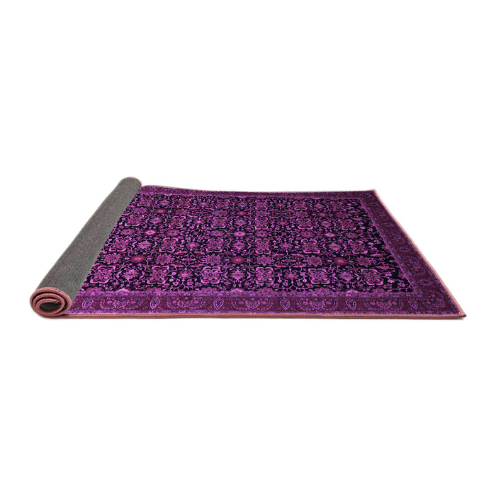 Sideview of Persian Purple Traditional Rug, tr433pur