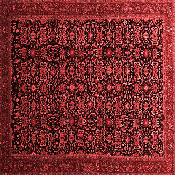 Machine Washable Persian Red Traditional Rug, wshtr433red