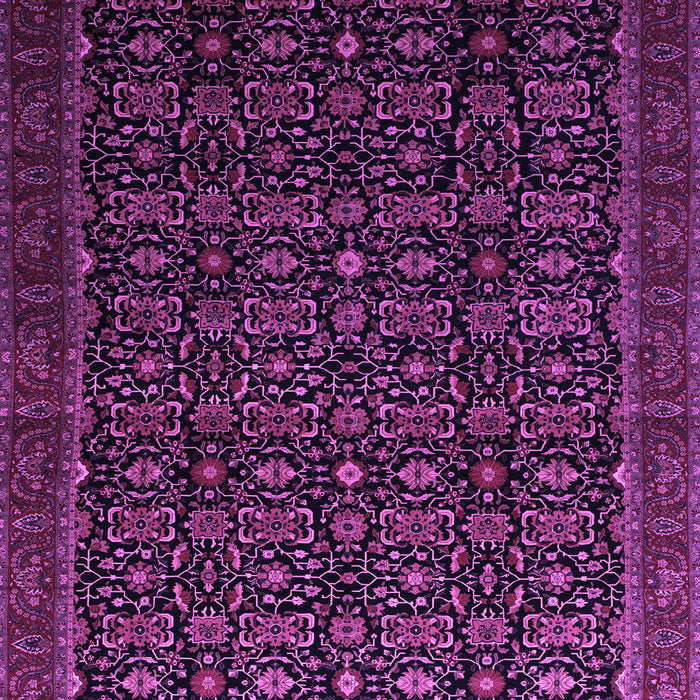 Machine Washable Persian Purple Traditional Area Rugs, wshtr433pur