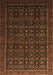 Persian Brown Traditional Rug, tr433brn