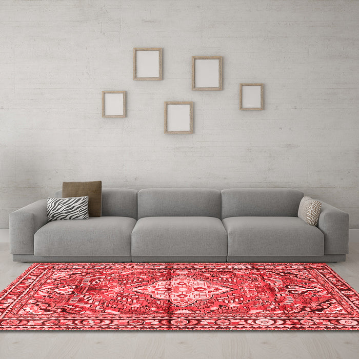 Traditional Red Washable Rugs