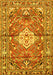 Medallion Yellow Traditional Rug, tr4340yw