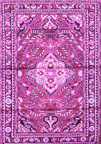 Medallion Purple Traditional Rug, tr4340pur