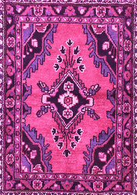 Medallion Pink Traditional Rug, tr4341pnk