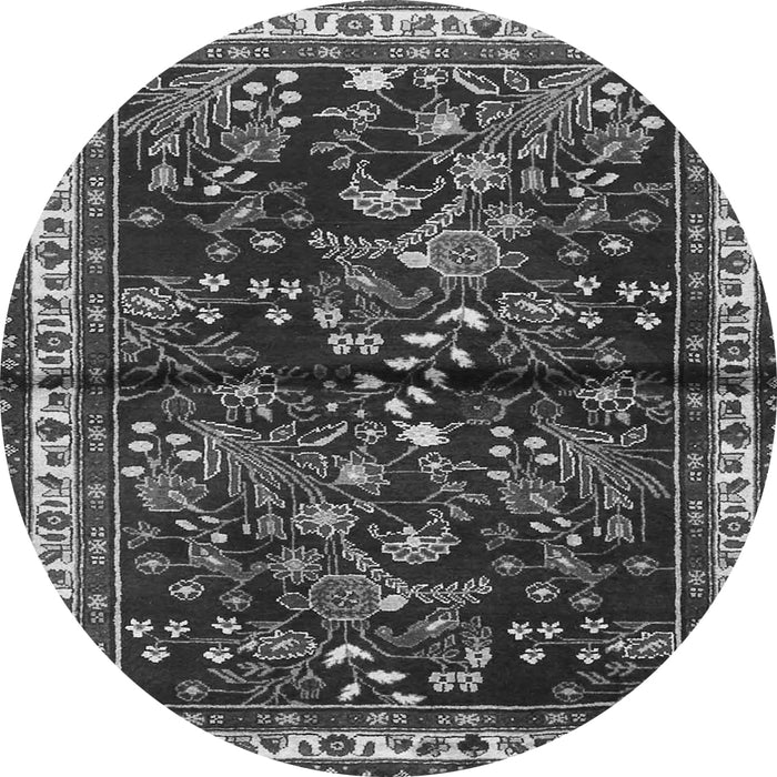 Square Persian Gray Traditional Rug, tr4342gry