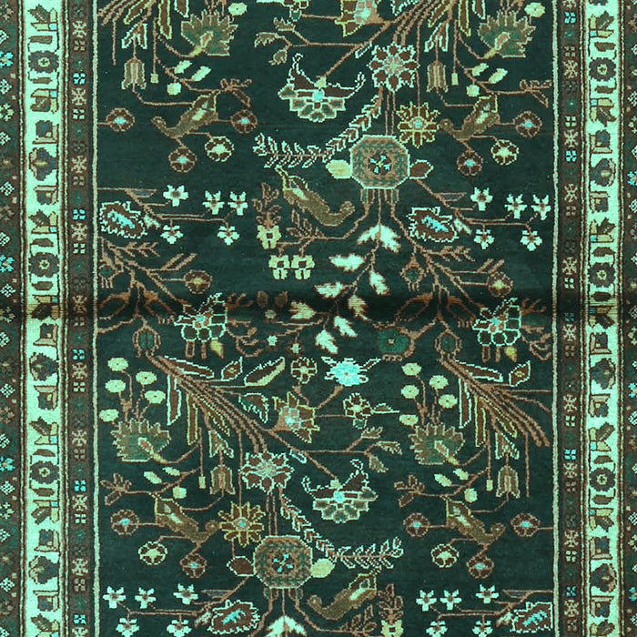 Persian Turquoise Traditional Rug, tr4342turq
