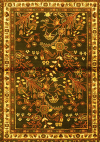 Persian Yellow Traditional Rug, tr4342yw