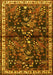 Machine Washable Persian Yellow Traditional Rug, wshtr4342yw