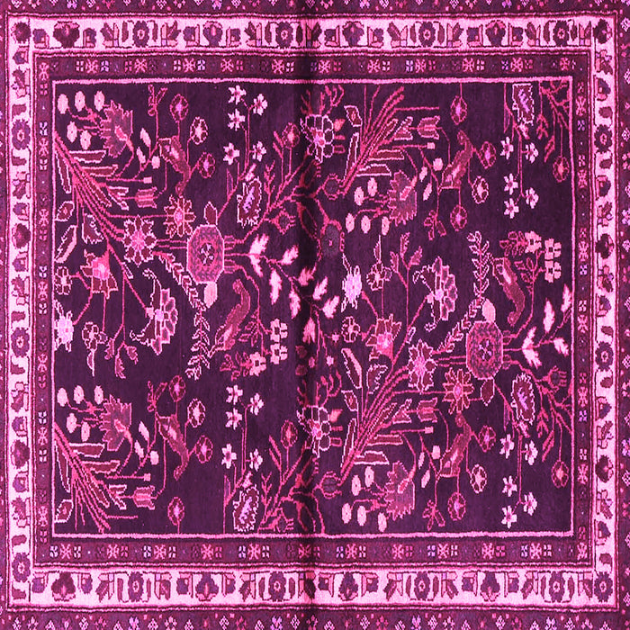 Square Persian Pink Traditional Rug, tr4342pnk