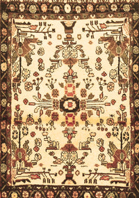 Animal Brown Traditional Rug, tr4343brn