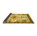 Sideview of Animal Yellow Traditional Rug, tr4343yw