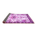 Sideview of Animal Purple Traditional Rug, tr4343pur