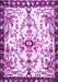 Animal Purple Traditional Rug, tr4343pur