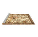 Sideview of Machine Washable Animal Brown Traditional Rug, wshtr4343brn