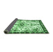 Sideview of Animal Emerald Green Traditional Rug, tr4343emgrn