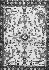 Animal Gray Traditional Rug, tr4343gry