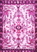 Animal Pink Traditional Rug, tr4343pnk