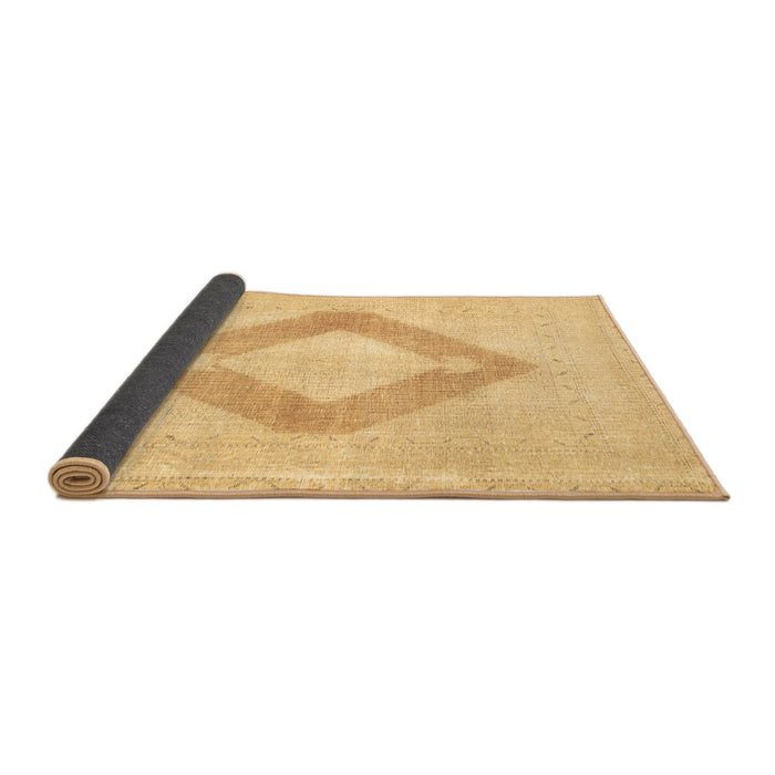 Sideview of Persian Brown Traditional Rug, tr4344brn