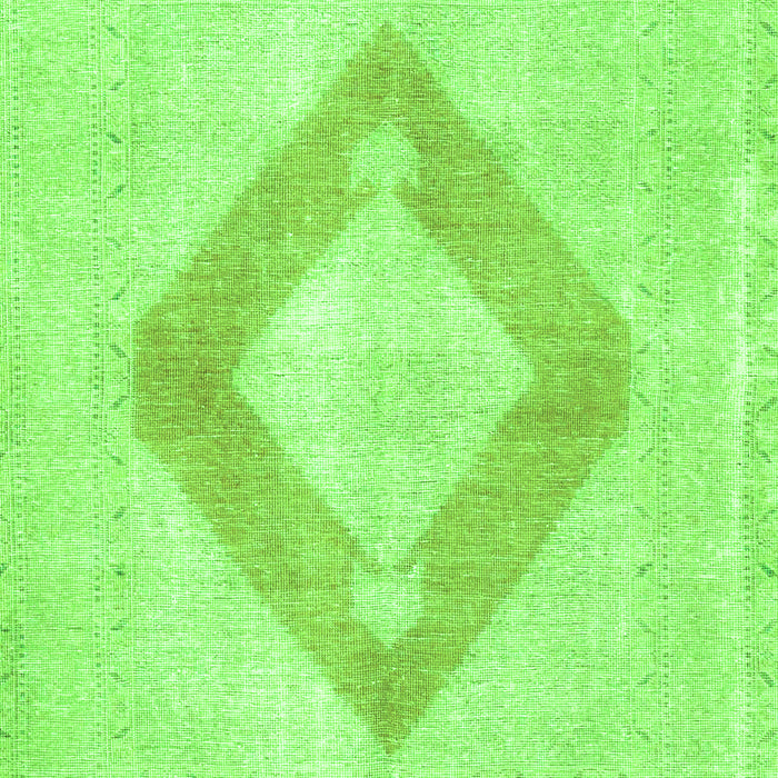 Serging Thickness of Machine Washable Persian Green Traditional Area Rugs, wshtr4344grn