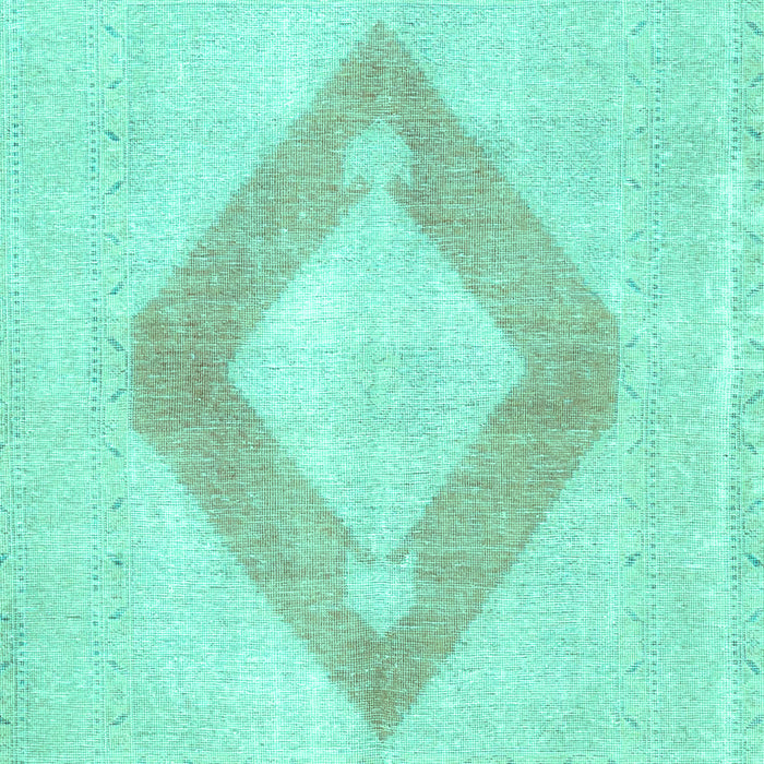 Machine Washable Persian Turquoise Traditional Area Rugs, wshtr4344turq