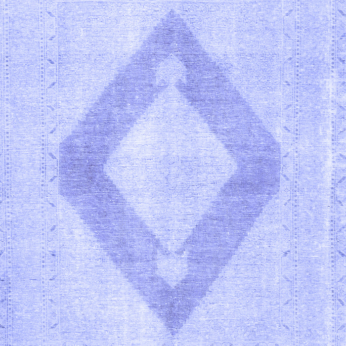 Machine Washable Persian Blue Traditional Rug, wshtr4344blu
