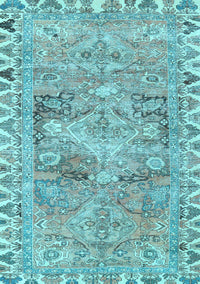 Persian Light Blue Traditional Rug, tr4345lblu