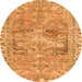 Square Persian Orange Traditional Rug, tr4345org