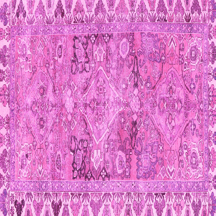Square Persian Pink Traditional Rug, tr4345pnk