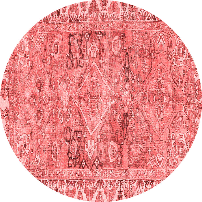 Machine Washable Persian Red Traditional Rug, wshtr4345red