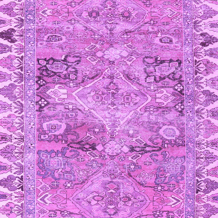 Machine Washable Persian Purple Traditional Area Rugs, wshtr4345pur