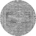 Square Persian Gray Traditional Rug, tr4345gry