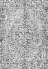 Medallion Gray Traditional Rug, tr4346gry