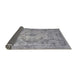 Sideview of Traditional Gray Persian Rug, tr4347