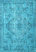 Persian Light Blue Traditional Rug, tr4347lblu