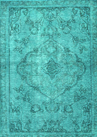 Persian Turquoise Traditional Rug, tr4347turq