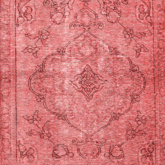 Machine Washable Persian Red Traditional Rug, wshtr4347red